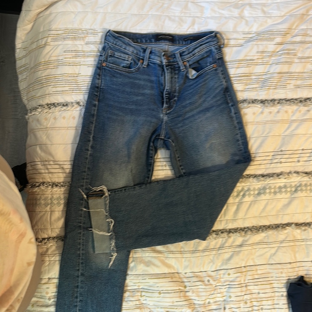Banana republic jeans, premium denim mid rise straight size 26
